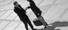 Businesspeople Shaking Hands